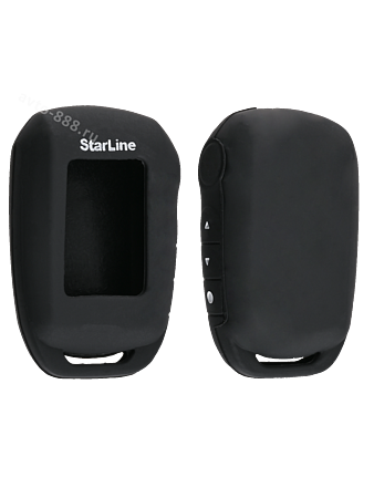 Чехол на пульт сигнализации силиконовый А92 черный