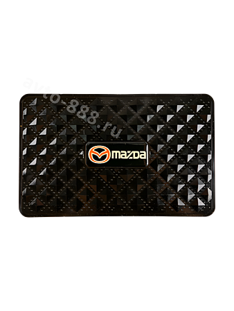 Коврик на панель противоскатный малый MAZDA ребристый