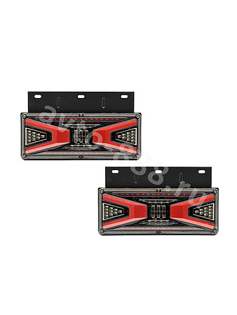 Задние габаритные огни для грузовиков D-2177 24V (2шт)