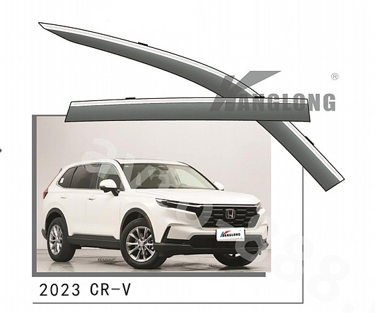 ★ Ветровики оригинальные HONDA CRV 23--- (хром)