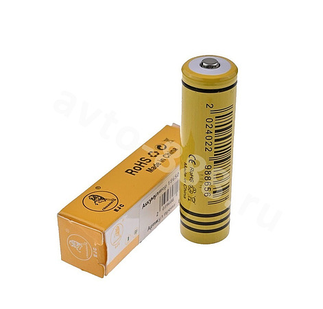 Аккумулятор 18650 ВЫПУКЛЫЙ 1 шт