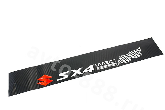 Наклейка карбон на стекло 130*21см SUZUKI SX4 DT-24