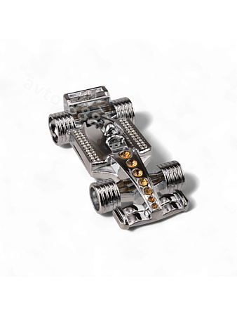 Ароматизатор "Машина F-1" стразы хром