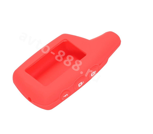 Чехол на пульт сигнализации силиконовый Pandora 3000 красный