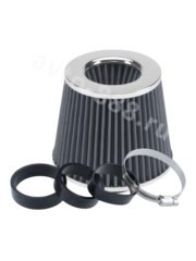 Фильтр нулевого сопротивления воздушный (серый) фото 1