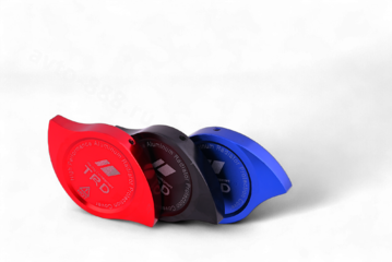 Декоративная накладка на крышку радиатора алюминиевая синий фото 3