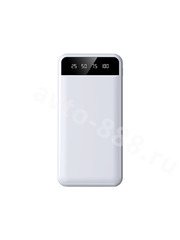 Повербанк 10000 с быстрой зарядкой для телефона портативный DP11 белый, шт фото 4