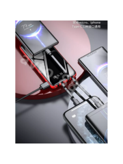 Повербанк 15000 с быстрой зарядкой для телефона портативный DA126 белый, шт фото 3