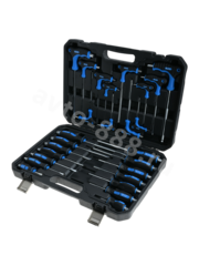 Набор ударных отверток 26 предметов PH/SL шестигранные Т-образные ключи в комплекте (в кейсе) фото 2