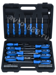 Набор отверток и бит 36 предметов (в кейсе) фото 1