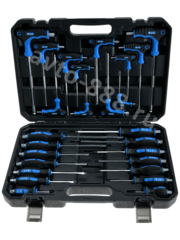 Набор ударных отверток 26 предметов PH/SL шестигранные Т-образные ключи в комплекте (в кейсе) фото 1