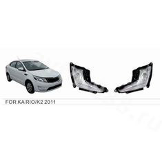 Противотуманные фары KIA K2 2011 (без проводов) фото 2