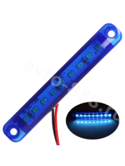 Фонари габаритные BD-0003 12/24V синий (20шт) фото 1