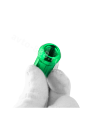 Секретки гайки F651 12*1,5 (16P+4+2, высота 32 мм) зелёный фото 3