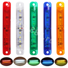 Фонари габаритные BD-0003 12/24V синий (20шт) фото 6