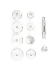 Набор для запрессовки сайлентблоков, сальников, подшипников 10 предметов фото 2