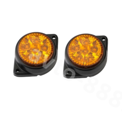 XY-4004-3 Фонари габаритные жёлтые  12V/24V (2шт) фото 1