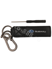 Брелоки на ключи кожа петля-карабин SUBARU 0395 фото 1