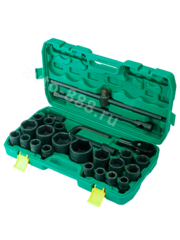 Набор торцевых головок  3/4" грузовой в кейсе 26 предметов SRUNV фото 1