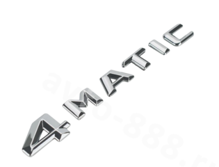 Надпись 4MATIC хром 140*20мм BNL-017 фото 4