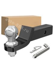 Фаркоп автомобильный плоский под квадрат 50х50мм в сборе фото 1