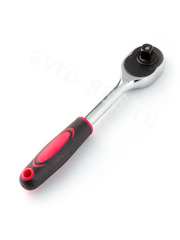 Трещотка для торцевых головок, Сr-V сталь, 24 зубца, 250мм  1/2 (прямая) фото 1