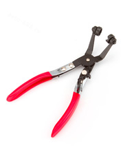 Клещи для самозажимных хомутов изогнутые фото 1