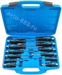 Набор ударных отверток FEINREX 12 предметов PH/SL (в кейсе) фото 2