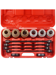 Набор для монтажа и демонтажа сайлентблоков и подшипников 26 предметов фото 2