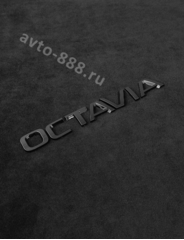 Надпись SKODA OCTAVIA черный 230*17mm SKL-002 фото 1