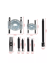 Набор съемников подшипников сепараторного типа 12 предметов фото 8