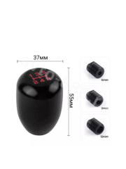 Ручка КПП с Написание цифр, чёрный фото 3