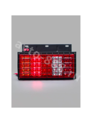 Задние габаритные огни для грузовиков с решеткой STP-01 24V 34.5*20.5см (2шт) фото 4