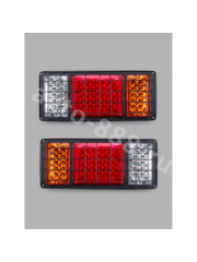 Задние габаритные огни для грузовиков STP140-2  24V решетка (2шт) фото 9