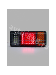 Задние габаритные огни для грузовиков STP140-2  24V решетка (2шт) фото 5