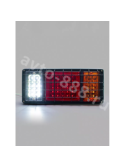 Задние габаритные огни для грузовиков STP140-2  24V решетка (2шт) фото 4