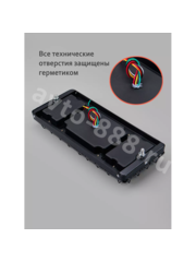 Задние габаритные огни для грузовиков STP140-2  24V решетка (2шт) фото 2