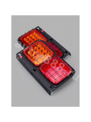 Фонарь задний грузовой с решеткой STP-12  24V 34.5*20см (2шт) фото 2