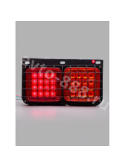 Фонарь задний грузовой с решеткой STP-12  24V 34.5*20см (2шт) фото 3