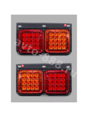 Фонарь задний грузовой с решеткой STP-12  24V 34.5*20см (2шт) фото 8