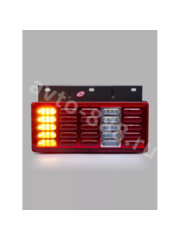 Задние габаритные огни для грузовиков STP-06 24V 33*18.5см (2шт) фото 4