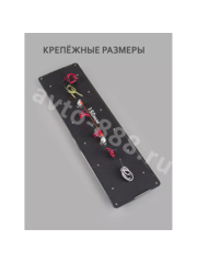 Задние габаритные огни для грузовиков с решеткой STP-22  24V 50.5*14.5см (2шт) фото 9