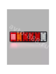 Задние габаритные огни для грузовиков с решеткой STP-22  24V 50.5*14.5см (2шт) фото 7