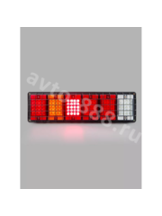 Задние габаритные огни для грузовиков с решеткой STP-22  24V 50.5*14.5см (2шт) фото 5