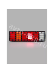 Задние габаритные огни для грузовиков с решеткой STP-22  24V 50.5*14.5см (2шт) фото 4