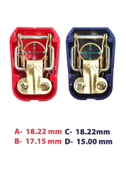 Клеммы для аккумулятора медные (пара) медные фото 2