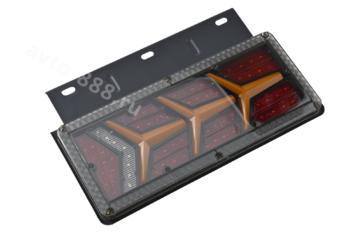 Задние габаритные огни для грузовиков D-2301  24V (2шт) фото 3