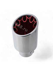 Насадка на глушитель ZXQ-480 красный фото 2