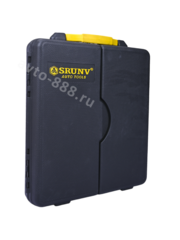 Набор инструментов и торцевых головок с принадлежностями в кейсе E110 предметов (чёрный) фото 5