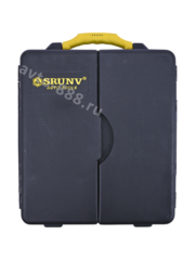 Набор инструментов и торцевых головок с принадлежностями в кейсе E110 предметов (чёрный) фото 3